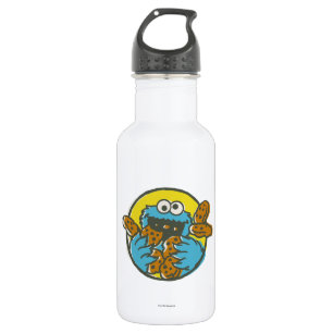 Bouteille D'eau Cookie Monster Retro