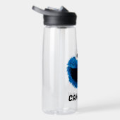 Bouteille D'eau Cookie Monster | Tendance de l'aquarelle | Ajouter (Droite)