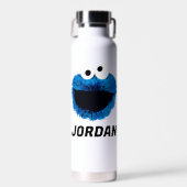 Bouteille D'eau Cookie Monster | Tendance de l'aquarelle | Ajouter (Avant)