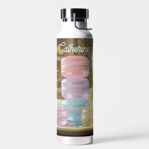 Bouteille D'eau Cookies Macaron en Verre Personnalisés