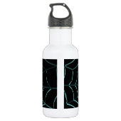 Bouteille D'eau Cool Blue Spider Web (Dos)