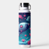Bouteille D'eau Cool/futuriste la Saint Valentin (Arrière)