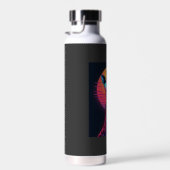 Bouteille D'eau Cool Giraffe In Sunglasses Under Sunset Long Sleev (Plage)