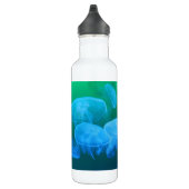 Bouteille D'eau Cool Jellyfish Green Blue Gradient (Droite)