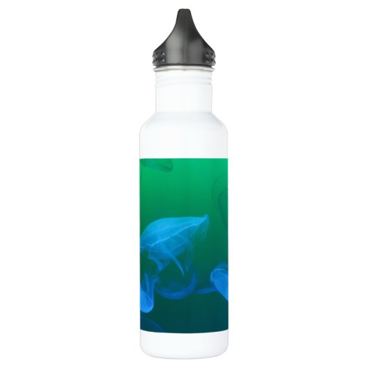 Bouteille D'eau Cool Jellyfish Green Blue Gradient (Gauche)