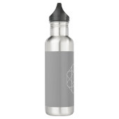 Bouteille D'eau Cool monogram, style vibe | Grey & White (Gauche)