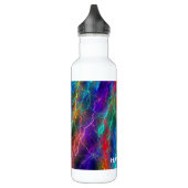 Bouteille D'eau Cool personnalisé Rainbow Lightning Storm (Gauche)