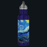 Bouteille D'eau Cool Starry Night Vincent Van Gogh peinture art<br><div class="desc">Cool Starry Night Vincent Van Gogh peinture art bouteille en acier inoxydable</div>