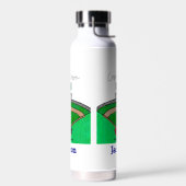 Bouteille D'eau Cooperstown Field Team Name Player Personnalisé (Gauche)