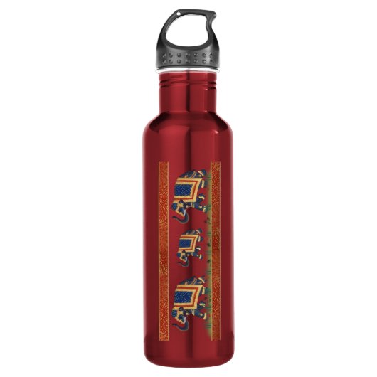 Bouteille D'eau copie d'or rouge Waterbottle 24oz ou 32oz (Devant)
