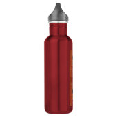 Bouteille D'eau copie d'or rouge Waterbottle 24oz ou 32oz (Gauche)