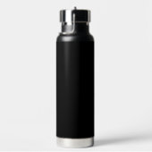 Bouteille D'eau Copyright Moderne Typographique Noir (Évier)