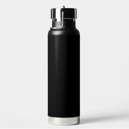 Bouteille D'eau Copyright Moderne Typographique Noir (Évier)