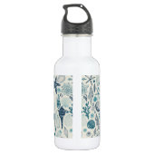 Bouteille D'eau Coques de mer sur le blanc (Dos)