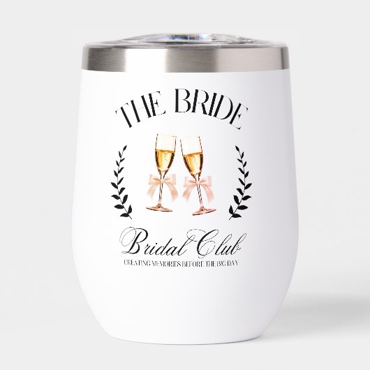 Bouteille d'eau Coquette Rose La Mariée (Avant)