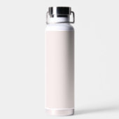 Bouteille D'eau Coquillage et prune Moderne Monogramme Bachelor (Arrière)