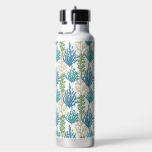 Bouteille D'eau Coral Seaweeds texte personnalisé (Évier)