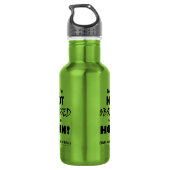 Bouteille D'eau Corne obsédée (Dos)