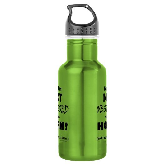 Bouteille D'eau Corne obsédée (Dos)