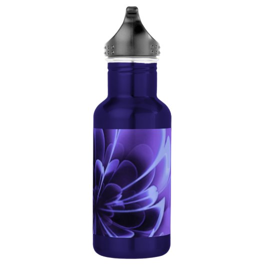 Bouteille D'eau Corolla Bleue Stimulée Pétales (Droite)