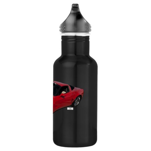 Bouteille D'eau Corvette rouge (Droite)