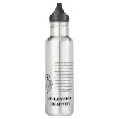 Bouteille D'eau Cosmic Flow • October Birth Flower Water Bottle (Gauche)