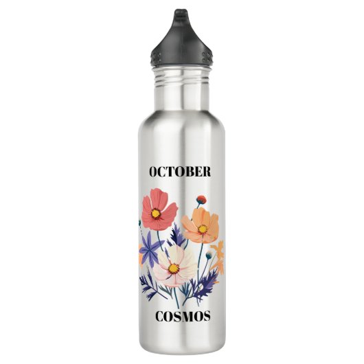 Bouteille D'eau Cosmic Flow • October Birth Flower Water Bottle (Droite)