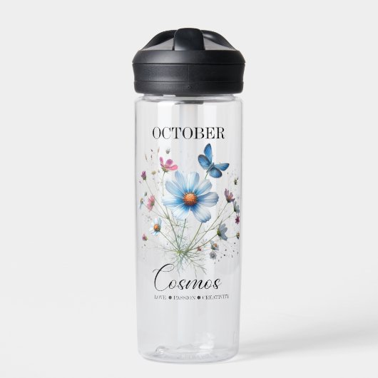 Bouteille D'eau Cosmic Hydration October Birth Flower Water Bottle (Extérieur)