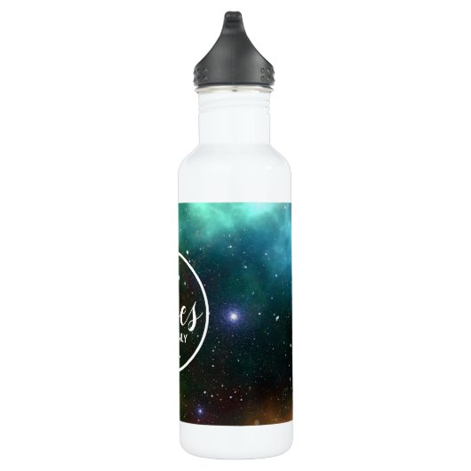 Bouteille D'eau Cosmos Space Galaxy Good Vibes (Droite)