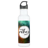 Bouteille D'eau Cosmos Space Galaxy Good Vibes (Devant)