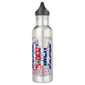 Bouteille D'eau Costa Rica Drapeau Patriotique (Gauche)