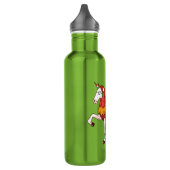 Bouteille D'eau Costume de dinde unicorne (Gauche)