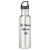 Bouteille D'eau cotable (Devant)