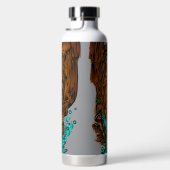 Bouteille D'eau Coucher de soleil de palmier (Droite)