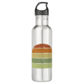 Bouteille D'eau Coucher de soleil rétrograde (Devant)