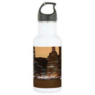 Bouteille D'eau Coucher de soleil sur la skyline de New York City