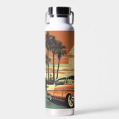 Bouteille D'eau Coucher de soleil Tropical de voiture Rétro (Avant)