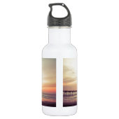 Bouteille D'eau Coucher du soleil à la plage d'océan, la (Dos)