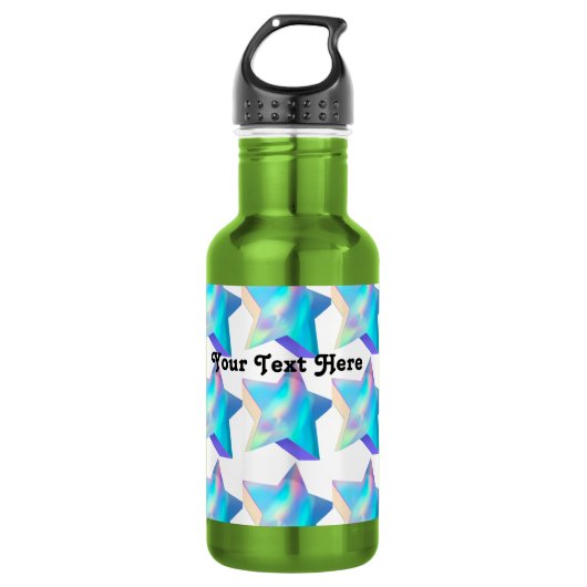 Bouteille D'eau Couleur Apple Text Star Image Botte d'eau Drinkwar (Devant)