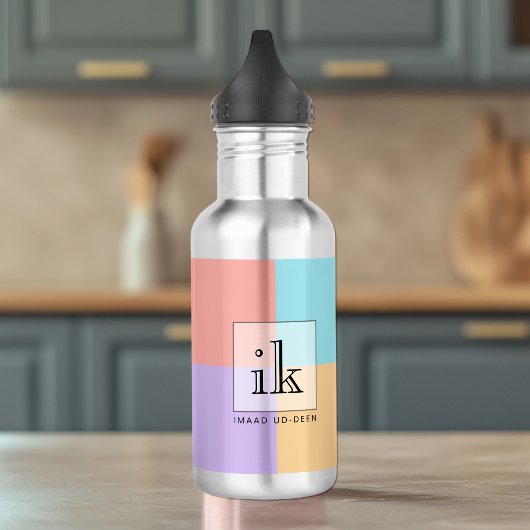 Bouteille d'eau couleur personnalisée | Ligne de v