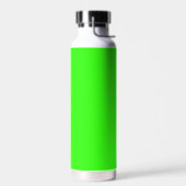 Bouteille D'eau Couleur solide verte néon | Classique (Gauche)