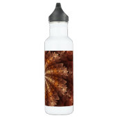 Bouteille D'eau Couleurs chaudes, Trippy Moderne Motif d'art fract (Droite)