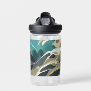Bouteille D'eau Couleurs de camouflage design arrière - plan