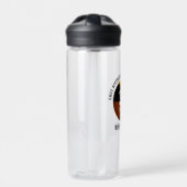 Bouteille D'eau Couleurs de l'équipe de basketball en or noir pers (Extérieur)