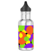 Bouteille D'eau Couleurs d'Halloween | Cercles | (Gauche)