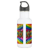 Bouteille D'eau Couleurs LGBTQ Liberty Bottle (Dos)