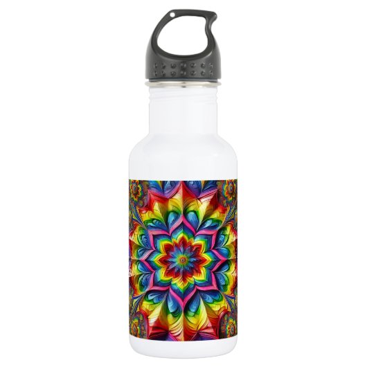 Bouteille D'eau Couleurs LGBTQ Liberty Bottle (Devant)