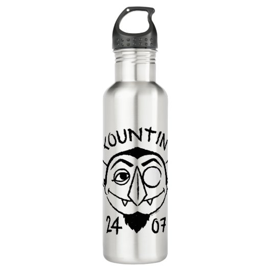 Bouteille D'eau Count von Count Skate Logo - Countin' 24/7 (Devant)