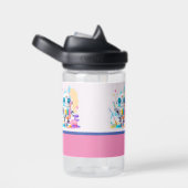 Bouteille D'eau Coup de foudre de peinture robotique (Arrière Complet)