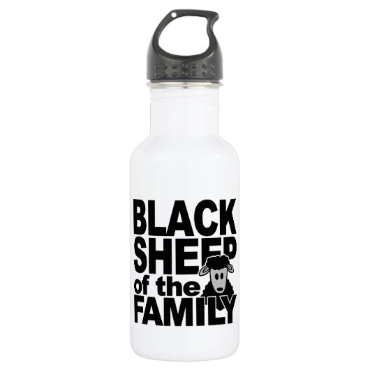 Bouteille D'eau Coupe Black Sheep (Devant)